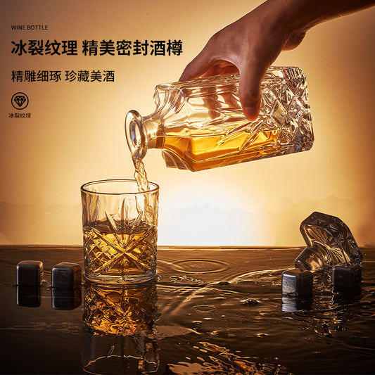 Avrupa kristal viski şişesi