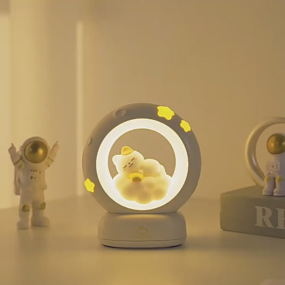 Yavru kedi gece lambası